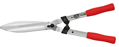 FELCO 250-57 Taille-haies (longueur 57 cm, longueur de la lame 25 cm, poignées en aluminium en I, lames avec revêtement en chrome, sécateur, grandes lames, vis de graisse)