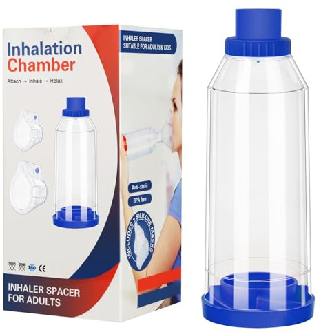 Handheld Inhaler Spacers for Adults and Kids with 2 Masks Spacer OTC