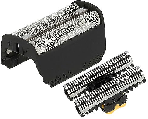 vhbw Set de têtes de rasoir électrique compatible avec Braun 5494, 5495, 5713, 5714, 5715, 5716, 5742, grille + couteaux, noir