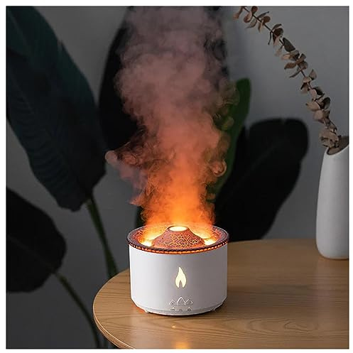 Humidificateur D'air Bébé, Humidificateur Plante Interieur 2 Couleurs/Formes De Fumée,Minuterie,Télécontrôle, Humidificateur Dair Silencieux pour Bureau,N'importe Quelle Pièce,A