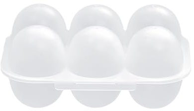 MONOJLY Staubdichte Eierboxen mit 6 Fächern, mit Deckel, halten Sie Ihre Eier frisch und sauber, Aufbewahrungsbehälter, transparenter Eierhalter, Heimgebrauch