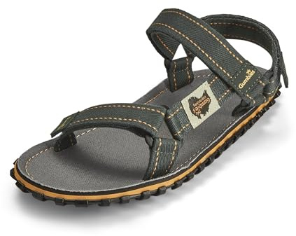 Gumbies Tracker Unisex Sandal, with Supersoft Cotton Adjustable Straps, Cotton Footbed & Recycled Rubber Sole - Comfort Guaranteed
