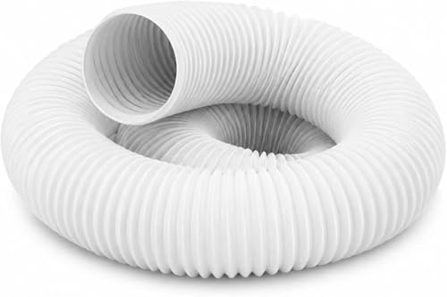 Abluftschlauch 130mm 2m,Abluftschlauch Klimagerät,Klimaanlage Schlauch,Lüftungsschlauch,Lüftungsschlauch Schallgedämmter,Abluft für Klimaanlagen, Wäschetrockner, Abzugshaube Trocknerzubehör