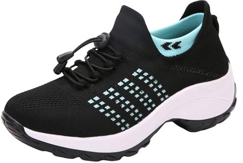 Orthopädische Schuhe Damen Air Cushion Slip On Walking Orthopedic Diabetic Walking Shoes Freizeit Mesh Atmungsaktiv Sandals Sneaker Damen braun Sandalen Damen bequem regenstiefeletten Damen