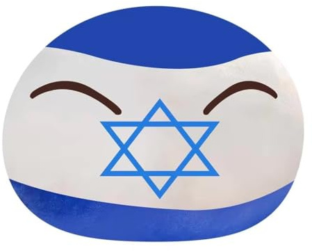 SNS Components Israel Israeli 10cm Countryballs Country Ball Cute Flag Cuddly Meme Ball Toy Gift