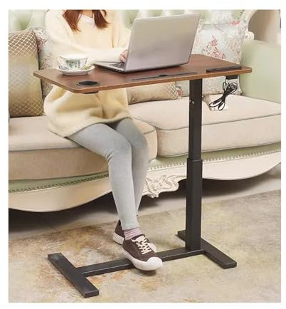 XXAD553TY Mobile Workstation Nachttisch, beweglich auf dem Bett, Computertisch, Schlafzimmertisch, Hebeschreibtisch, Heim-Notebook, Lernen, Klapptisch Mobiler Schreibtisch