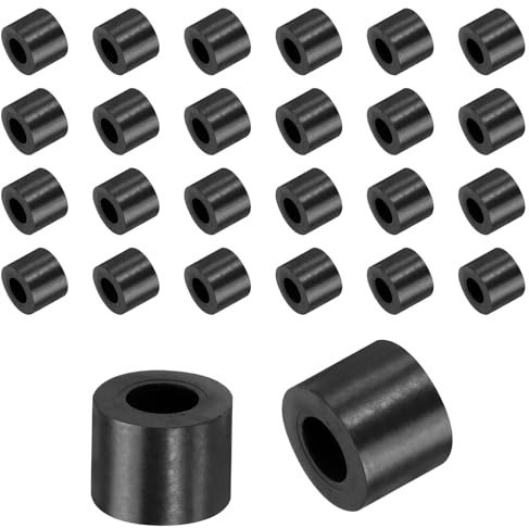 QUARKZMAN 48pcs Rondelles en Caoutchouc Anti-Vibration Épaises, Entretoise Plate Amortisseur pour Connexions Électriques Réparations Automobiles Appareils, 20mm OD x 10mm ID x 15mm Hauteur