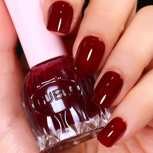 Major Dijit Quick-Dry - Smalto per unghie, colore rosso castone, senza UV/HEMA, 10 ml
