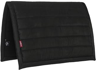 LeMieux Pillow Pad - Equestrian Saddle Pad - Breathable & Sweat Wicking - Black - Large
