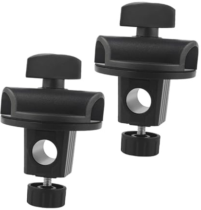 Abaodam 2stücke Verstellbarer Rack-adapter Für Mikrofonarme Langlebige Querstangenklemmen Fotografie-zubehör Kompatibel Mit Handmikrofonen Für Aufnahmen Und Live-musik