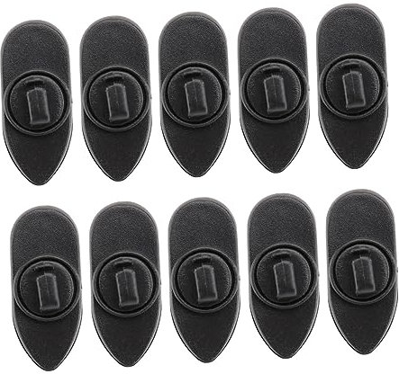 HOUDERCO 10pcs Rotating Headphone Clip Earphone Cord Clamp Headphone Line Nip Holder over Ear Earphones Accessory Pack