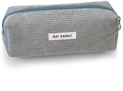 Teouuas Federmäppchen, Schulmäppchen, Federmäppchen mit Zwei Fächern, Federmäppchens Große Kapazitä, Waschbar Stiftemäppchen, für Mädchen, Teenager, Erwachsene, Schule, Büro (Grau)