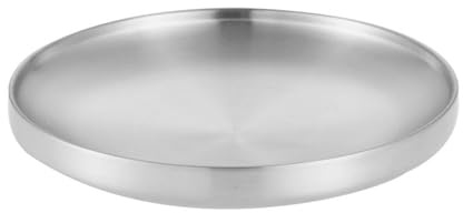 Sartén de acero inoxidable 304 para barbacoa, resistencia al calor, calentamiento uniforme, revestimiento antiadherente, portátil, para cocinar en interiores, accesorios de cocina