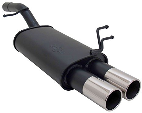 Novus Sportauspuff Endschalldämpfer Gruppe N A5402E76 mit Endrohr 2 x 76mm