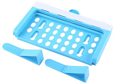 Estante de Almacenamiento para Bolsas de Basura de Cocina, Plegable de plástico para Colgar Basura, Soporte para Bolsas de Basura, Soporte de fijación para Puerta de gabinete, Accesorios prácticos de