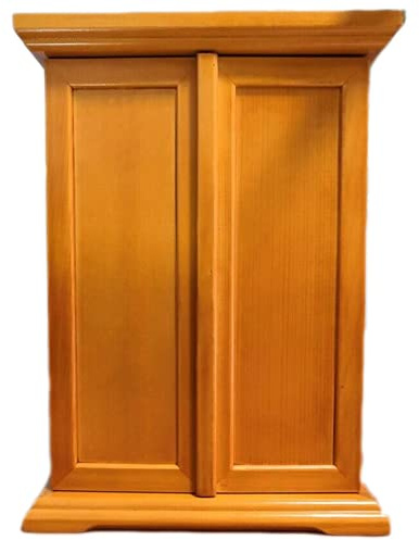 PAYNAN 33.5x24.5cm Cypress Wood Japanese Shrine Enshrinement Buddhist Altar Butsudan House God Zen