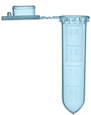 MUHWA Lot de 500 tubes de microcentrifugeuse gradués avec bouchon à clipser, flacon d'échantillon arrondi pour laboratoire (bleu)