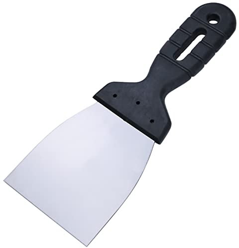 AERZETIX - C54959 - Spatule universelle 80x220 mm - pour maçonnerie peinture mastic plâtrier plaquiste - grattoire/couteau papier peint - poignée en plastique - lame en acier inoxydable