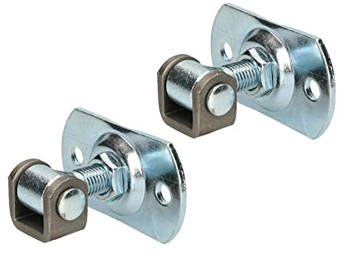KOTARBAU® 2er Set Torband Verstellbar M16 mit Anschraubplatte Rechteckiger 100x55 mm Solide Ausführung (M16)
