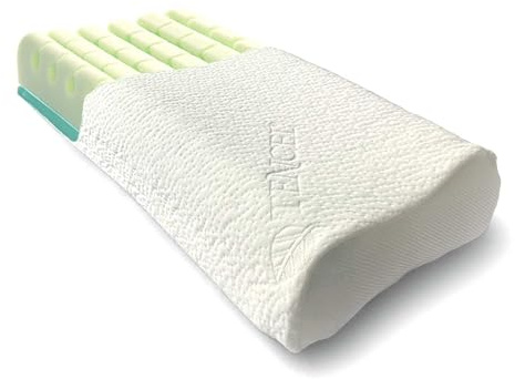 Gorilla Gesund Orthopädisches Nackenstützkissen, Nackenkissen Comfort Neck, Tencel® Lyocell Bezug, Höhenverstellbar mit abnehmbaren Schichten (Memory-Schaum-Cube)