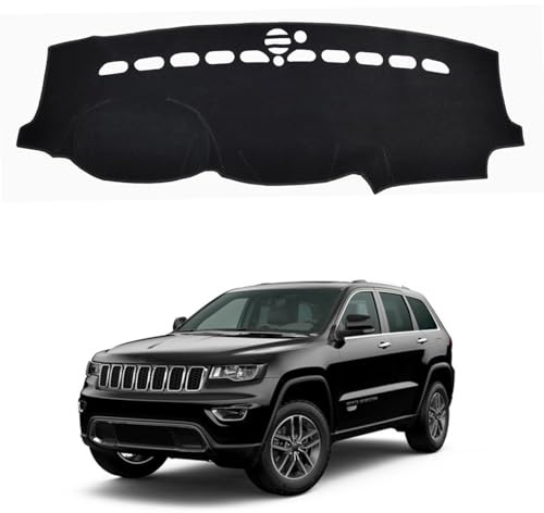 Dash Cover Mat for Jeep Grand Cherokee 2011-2019 2020 2021 Dashboard Cover Protector Interior Accessories Sunshade Anti Glare Pad Mat Carpet (NOT for Jeep Cherokee & Grand Cherokee L)