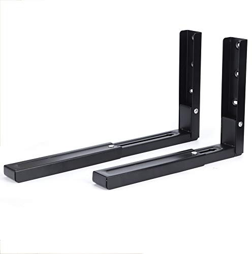 Soporte de Metal Ajustable para Horno de Microondas, Diseño Telescópico, Soporta Marco Triangular Plegable, Adecuado para Uso Doméstico en Cocina