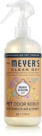 MRS. MEYER'S CLEAN DAY Pet Odor Neutralizer, Orange Blossom Scent, 12oz