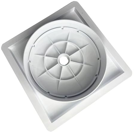 BFLKY Tapa superior para skimmer de piscina 1091LX de repuesto para skimmer de piscina, placa cuadrada superior