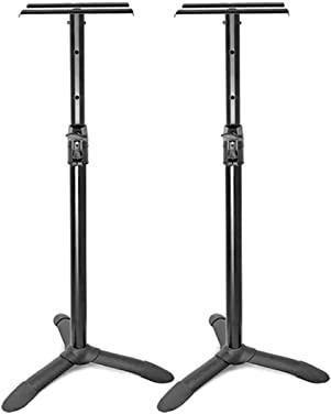 Speaker Bracket Audio Bracket Tripod Speaker Bracket Professional Lift Tripod Metal Floor Surround Desktop Ktv Audio Bracket Subwoofer Stand(B)