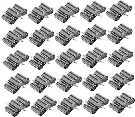 Gatuida 50stücke Kabelclips Für Universelle Edelstahl Kabelhalter Für Kabelmanagement Sicher Und Stabil Geeignet Für Mm² Und Mm² Kabel