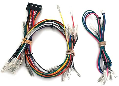 Cavi universali per scheda da combattimento Quick Connect Joystick/pulsante a 20 pin cablaggio facile da collegare a 4 pin Touchpad Button Harness per scheda controller di gioco da combattimento