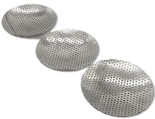 SonKo® Nickel Weihrauchbrenner Räucherstövchen mit Sieb zum Räuchern und Meditation - spirituelle Geschenke zum Räuchern von weißer Salbei, Weihrauch, Boswellia (Ersatzsieb-Set)