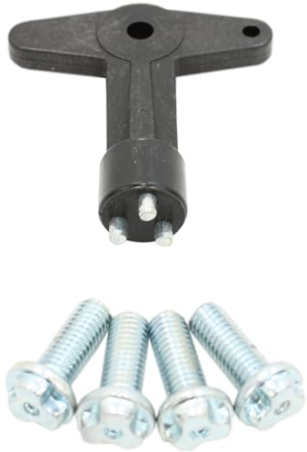 BIAREN Alloy Wheel Centre Cap Screws Bolts With Key For Renault Clio Kangoo Megane Scenic Laguna Twingo Modus 7700422600