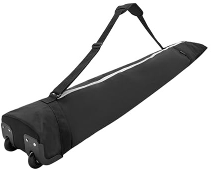 blloocod Ski Bag Snowboard Bag with Wheels, 200cm/78.74 inch Waterproof Oxford Cloth Rolling Travel Carrier for Ski Gear Protection