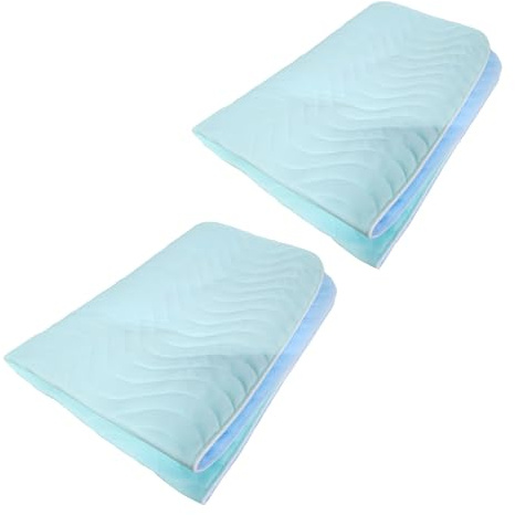 2er Set Hunde Inkontinenzunterlage waschbar Mint (110 x 130 cm) Wiederverwendbare Auflage Haustiere Betteinlage Nässeschutz Bettunterlage wasserdicht Matratzenauflage Inkontinenzauflage Sofaschutz