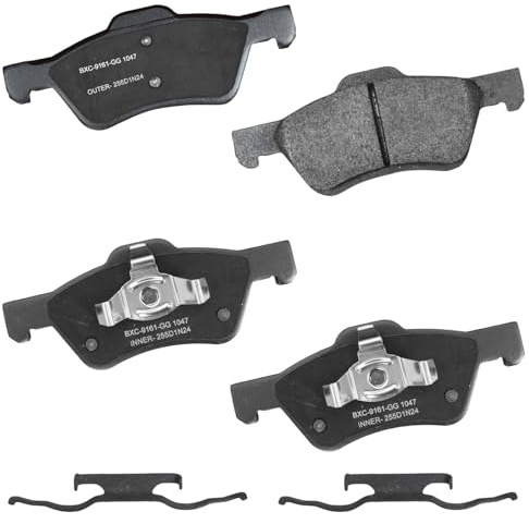 Bendix Premium SBC1047 Ceramic Front Brake Pads for Ford Escape 2011-2005, Mazda Tribute 2006-2005, Tribute 2011-2008, Mercury Mariner 2011-2005 (select trims only)