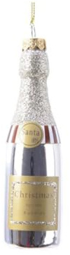 KAE Weihnachtskugel aus Glas Champagner Flasche