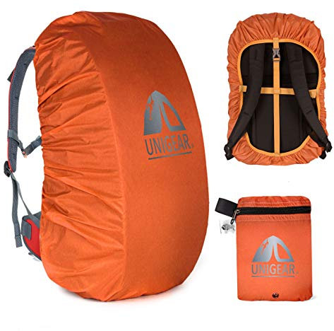 Unigear - Funda de protección Impermeable, Impermeable, Resistente a la abrasión, Resistente a la abrasión, Resistente a la abrasión, para Camping, Senderismo, Viajes, Ciclismo, Color Naranja