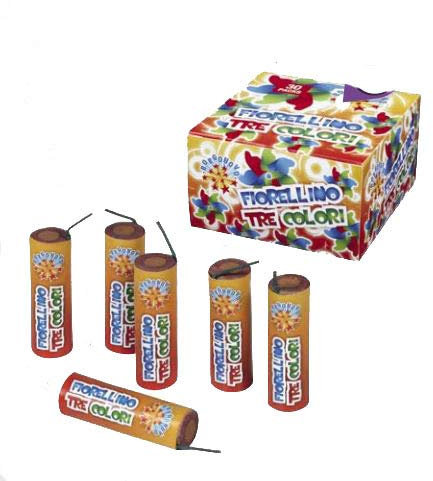 Zeus Party FIORELLINO Tre Colori TROTTOLA da Bambini per Capodanno