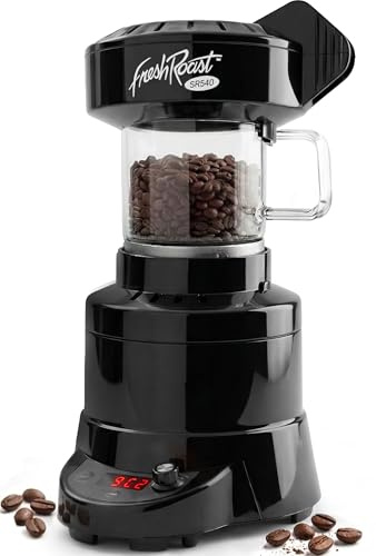 Fresh roast SR540 Automatic Coffee Bean Roaster | Roast Coffee At Home | Variable Heat & Convection Fan Control | Digital Status Display | Speed Roasting System