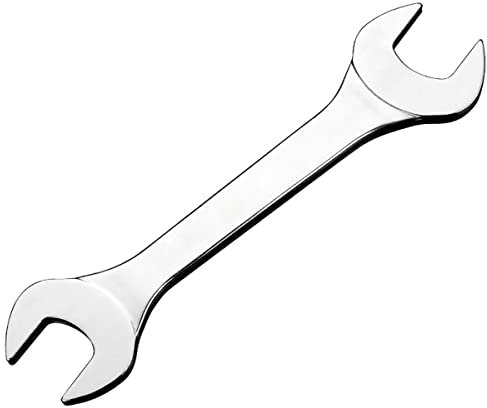 Doppelendschlüssel ultradünner Schraubenschlüssel offenes Ende flach Doppelseitiger Maulschlüssel für den Einsatz unter begrenzten Platzbedingungen (1 Stück, Schraubenspezifikation 17 x 19mm)