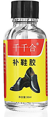 TuToy Schuhreparaturkleber Starker Klebstoff Klarer Weicher Leder Schuhstiefelkleber 30 Ml