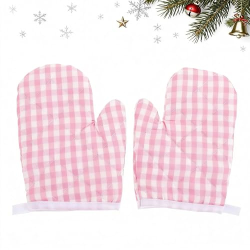DOITOOL Kinderofenhandschuhe Hitzebeständige Mikrowelle Mitts Kinderofenhandschuhe Backhandschuhe zum Kochen Kinder Kochen Utensilien