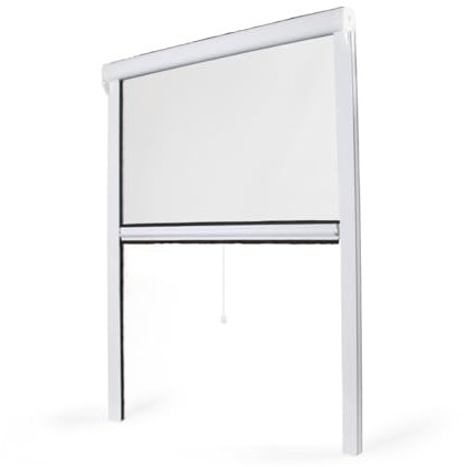 Moustiquaire enroulable fenêtre PVC (L150cm x H160cm)