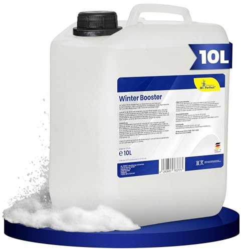 Mr. Perfect® - Effektiver Winter Booster 10L | Pool Wintermittel | Winterschutzmittel für Pools | Wintermittel für Pool | Pool Überwinterungsmittel Algizid | Einfache Winter Poolpflege