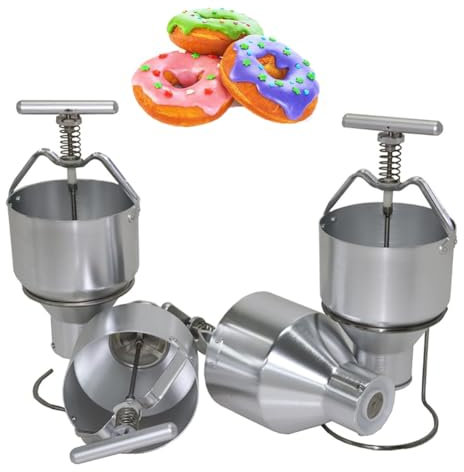 Manual Donut Dispenser,Commercial Doughnut Maker Stainless Steel Donut Dispenser for Home and Commercial