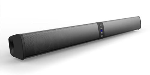 kosingna BS-36 Detachable Long Speaker Home Outdoor TV Computer Echo Wall BT o Metal Speaker Mesh Bezel-less Design Compatible with Multe Devices 2000mAh Battery