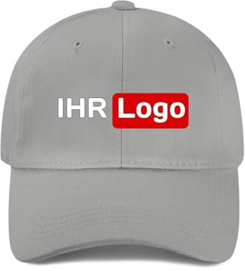 ROHBVMN Basecap personalisiert mit Foto/Logo/Text | Verstellbare Kappe für Männer & Frauen | personalisierte Schirmmütze selbst gestalten | Mesh Cap Baseball Cap Herren Damen