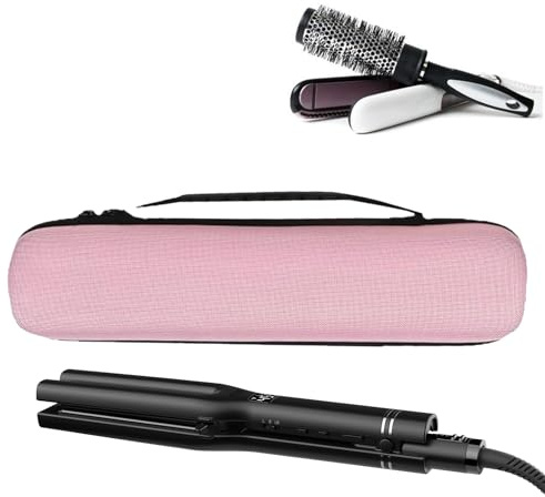 Bvizyelck platt järnhållare | vattentät platta strykjärnsöverdrag, bärbar resetillbehör, multifunktionell stylingverktygshållare för utomhus, Rosa, Refer to description, Unisex