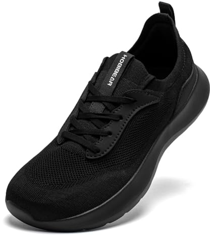 HOBIBEAR Zapatos de caminar con puntera ancha, extra anchos, sin cordones, para mujeres y hombres, ultraligeros y cómodos